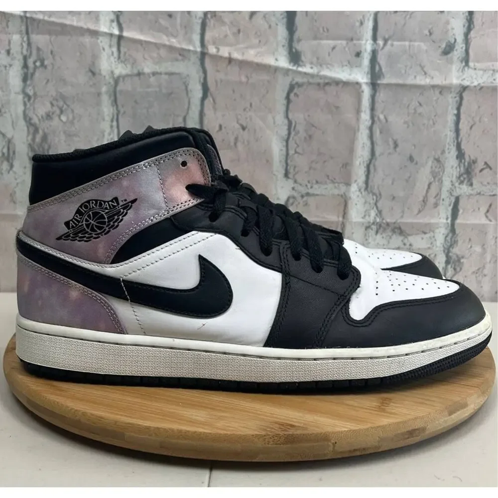 Nike Air Jordan Tie Dye Bleached Purple Pink Sneakers Size 11.5 DM1200-001 - Picture 2 of 13